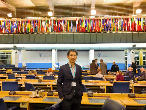 CES alumnus Weixun Hu (China)